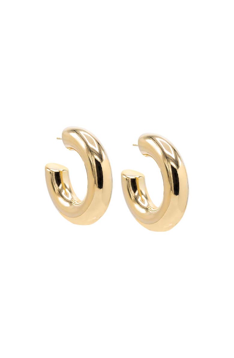 BY ADINA EDEN Chunky Bubble Hoop Earring, Main, color,