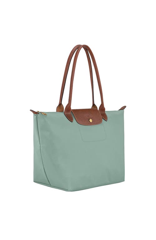 Longchamp Large Le Pliage Tote In Green