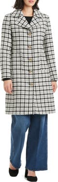Kate Spade New York single breasted notch lapel coat