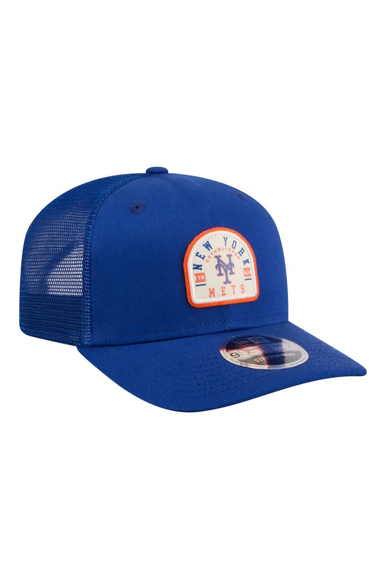Men's New Era Royal New York Mets Contest 9SEVENTY Adjustable Trucker Hat, Alternate, color, Royal
