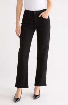 The Newbie Hover High Waist Ankle Straight Leg Jeans