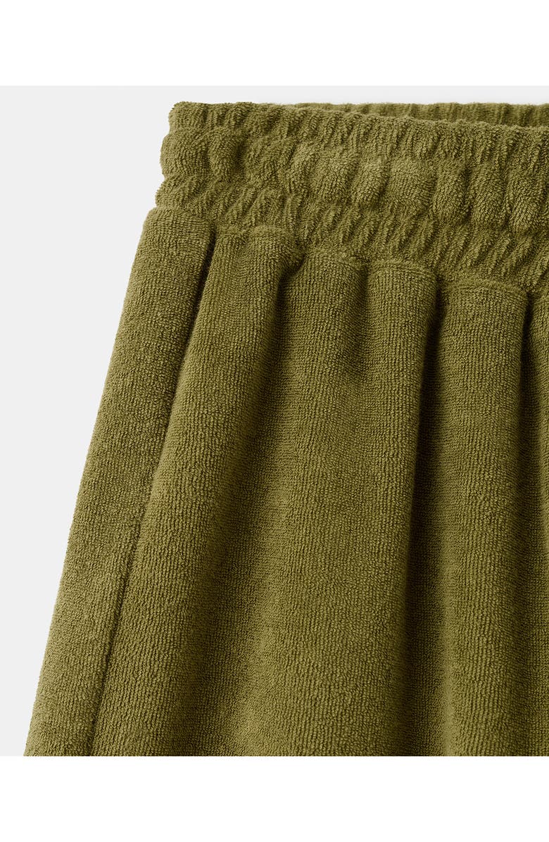 MANGO Cotton Blend Terry Shorts, Alternate, color, 