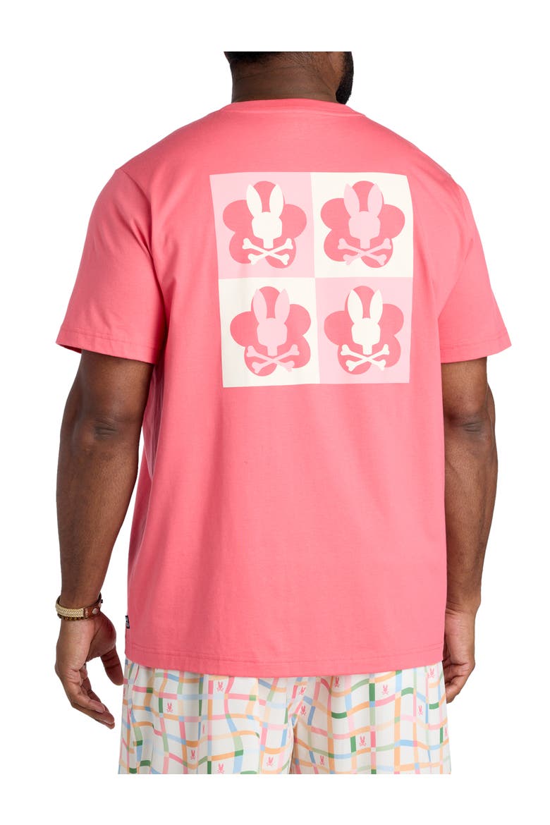 Big & Tall Aiden Graphic Tee, Main, color, SUNKISSED CORAL