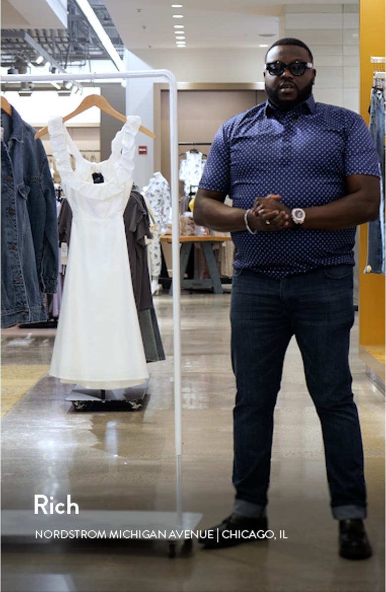 Libbie Ruffle Sleeveless Cutout Back Minidress, sales video thumbnail