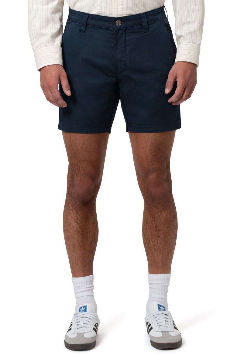 Nate City Smart Flat Front Stretch Twill Shorts, Main, color, NIGHT CITY SMART