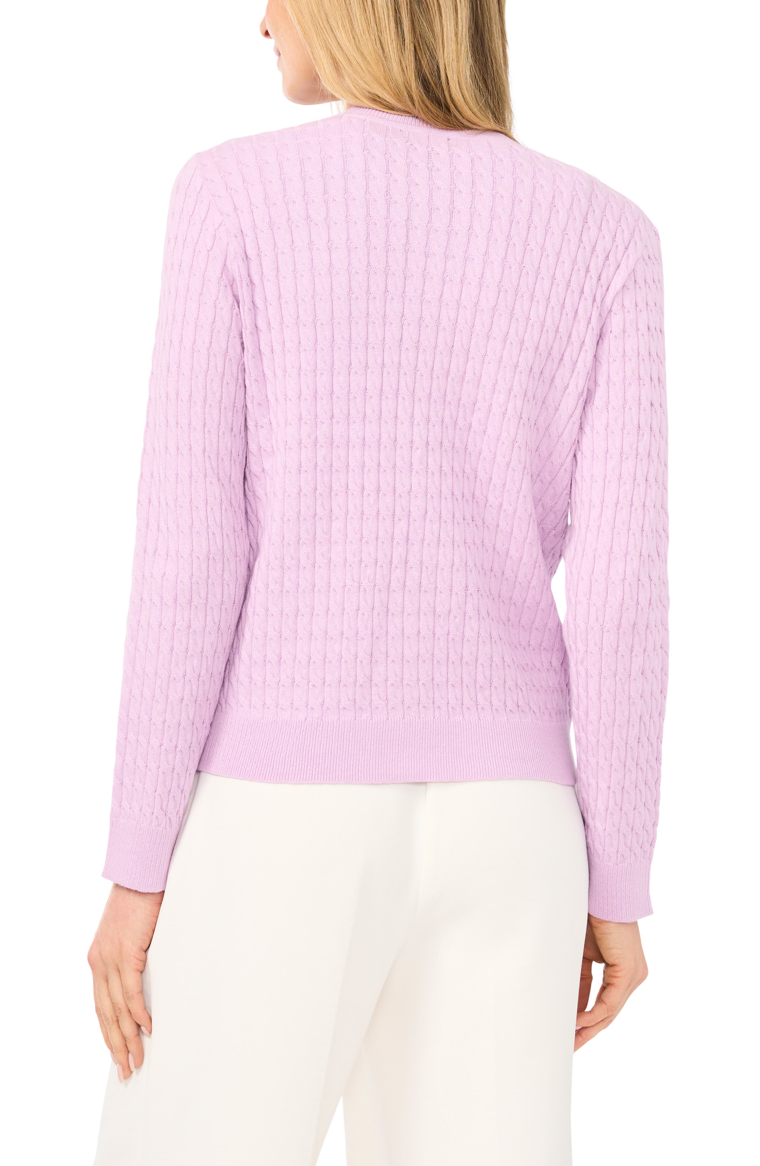 Cable Stitch Cotton Cardigan - image 4