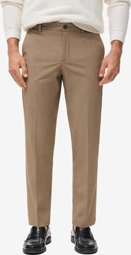 MANGO Bologna Slim Fit Stretch Pants
