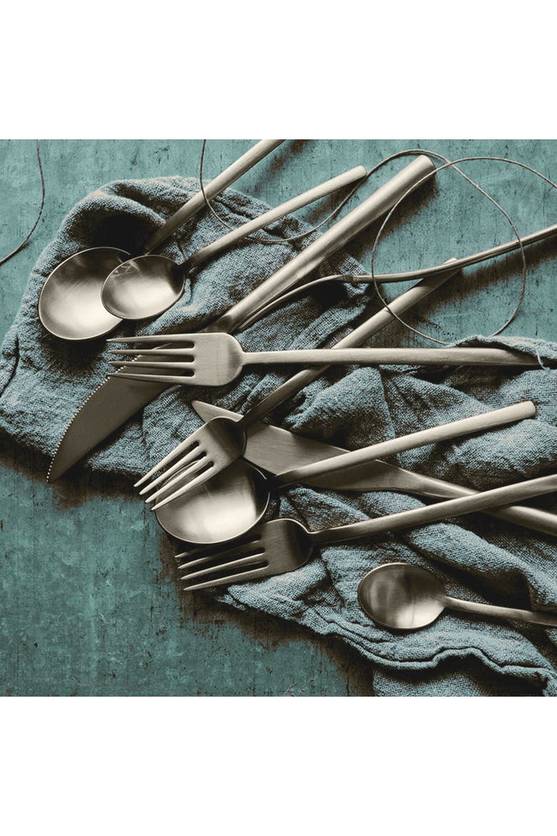 Due Serving Set - 7 Pieces, Alternate, color, Ice Champagne