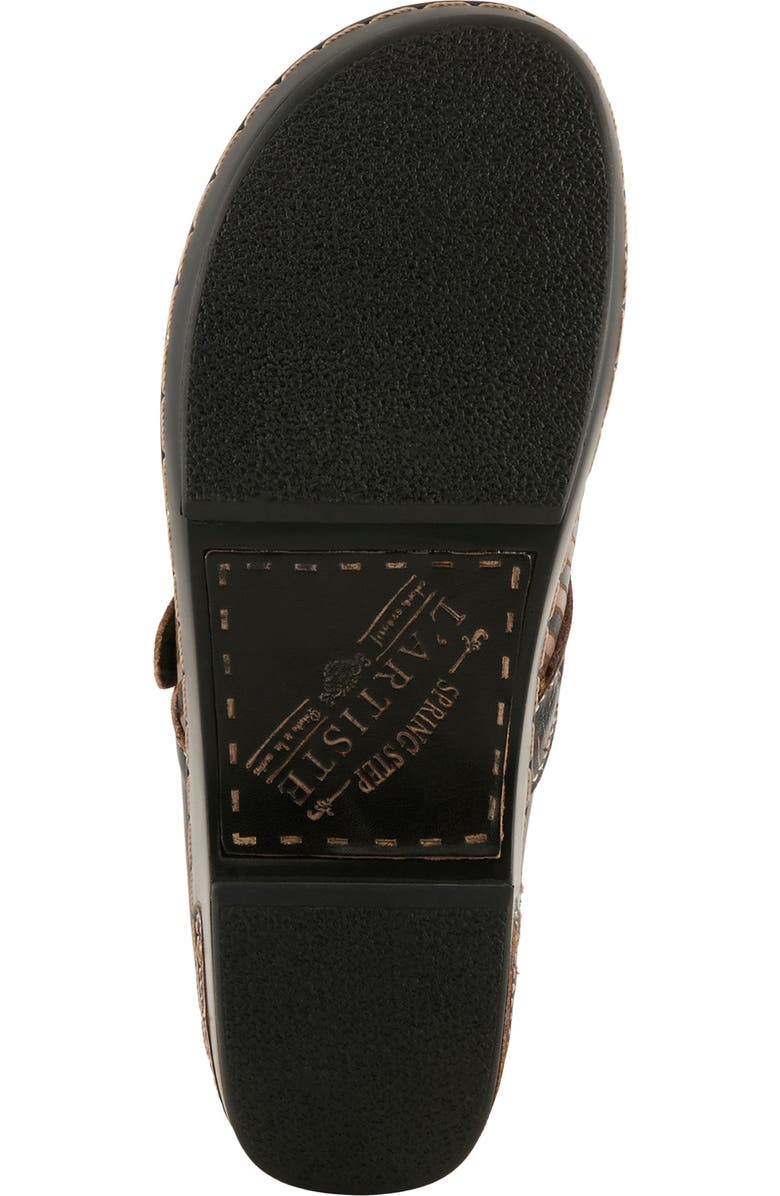 L'Artiste by Spring Step Sova Mule, Alternate, color, Black/ Brown Multi