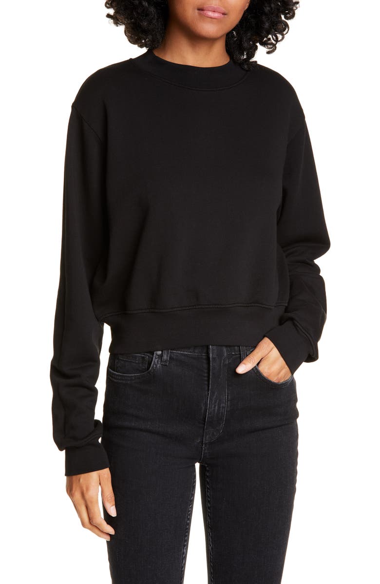 COTTON CITIZEN Milan Cropped Sweatshirt, Main, color, 