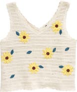 Freshman Kids' Daisy Cotton Crochet Top