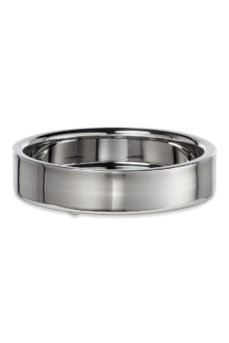 Modern Round Soap Dish, Main, color, SILVER