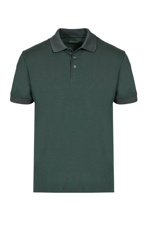 Urban Performance Pima Cotton Tech Polo With Uv Protection In Green
