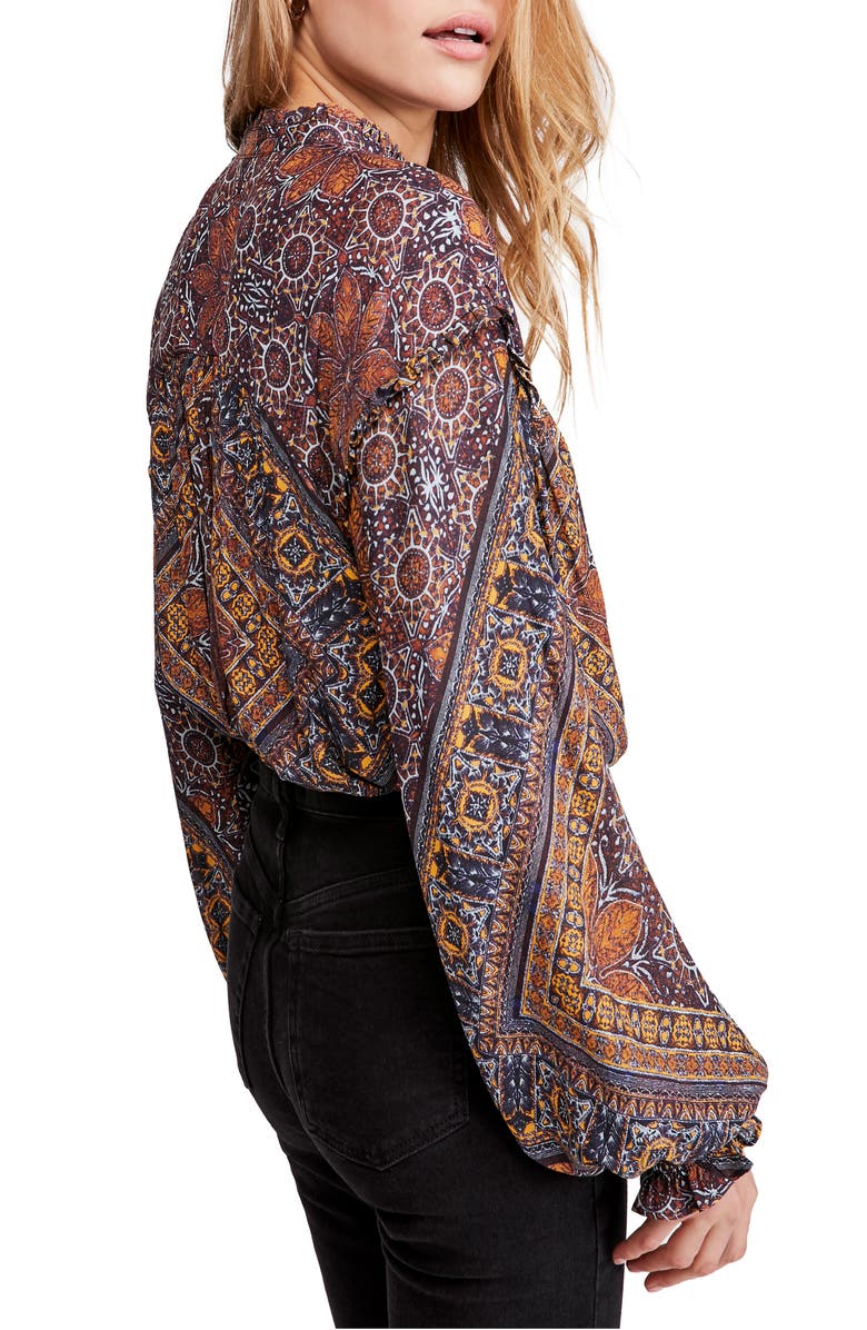Free People Little Runaway Blouse, Alternate, color, 