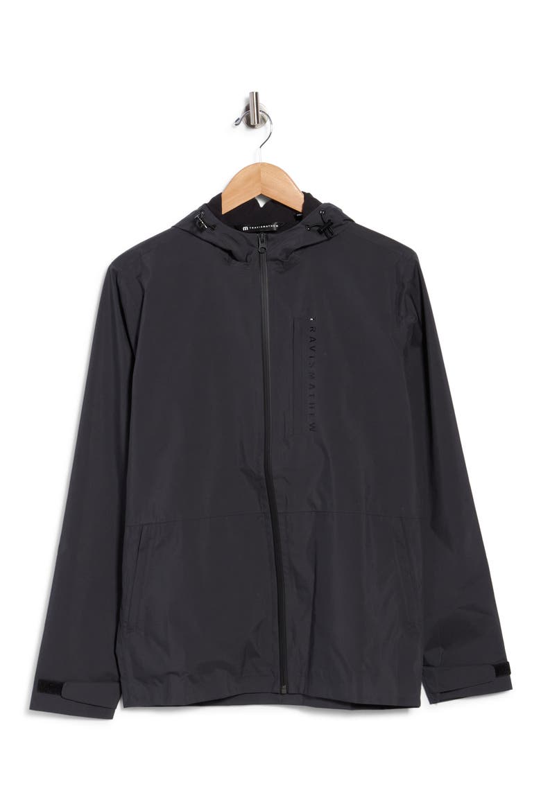 Shore Side Hooded Jacket, Alternate, color, BLACK