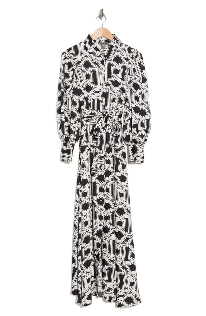 Love By Design Rebel Twill Maxi Dress, Alternate, color, Framed Geo