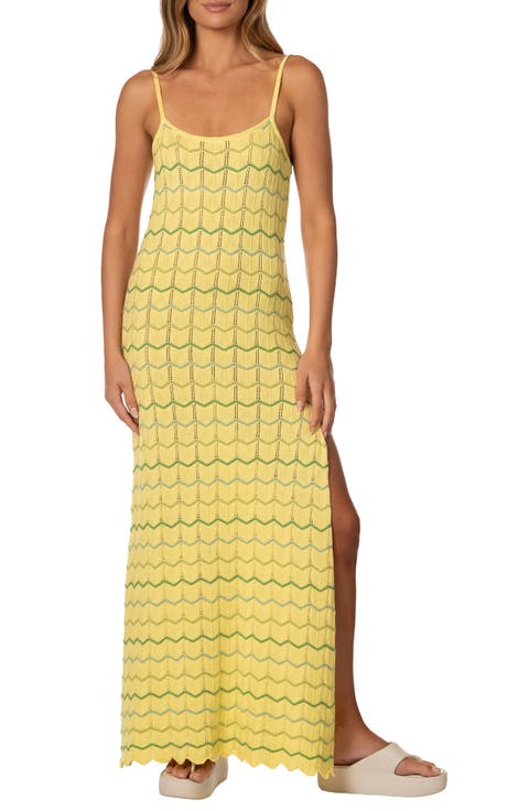 Lucca Candy Blocks Maxi Cover-Up Dress