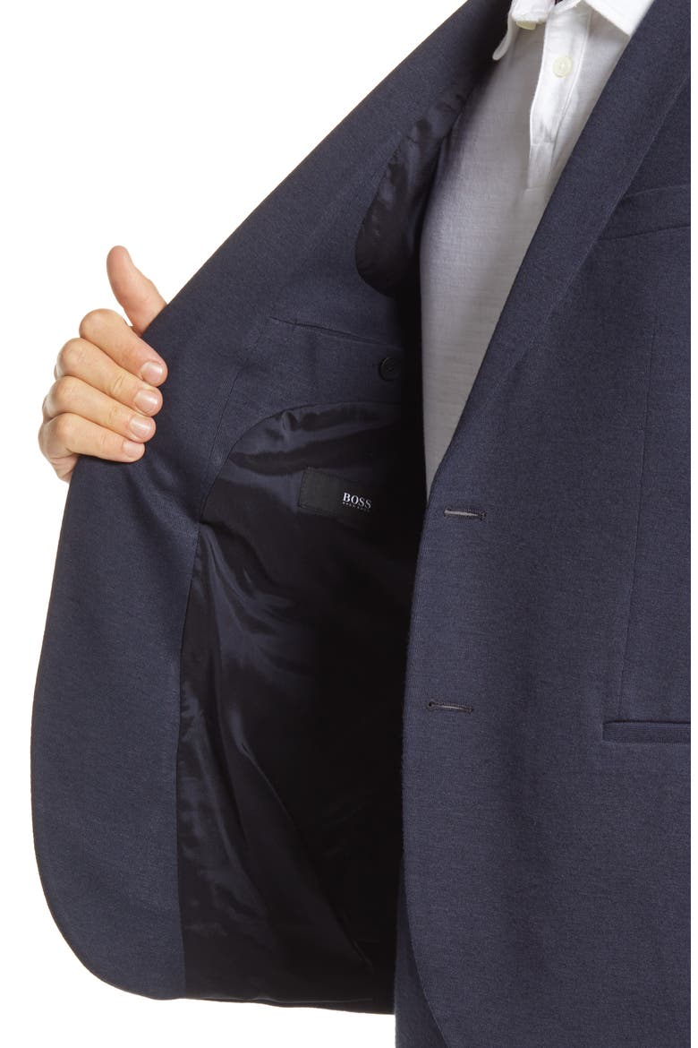 Norwin Slim Fit Solid Stretch Sport Coat, Alternate, color, NAVY