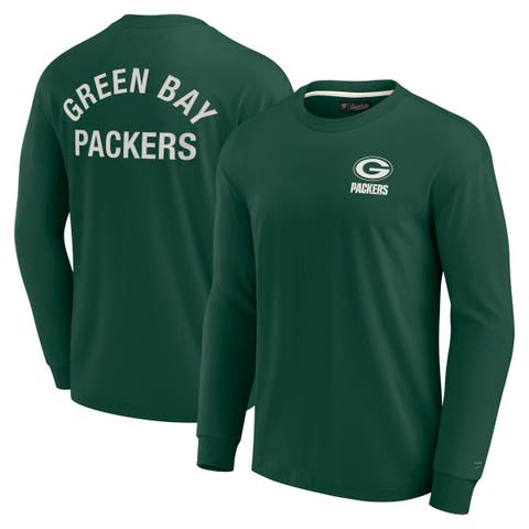 Unisex Fanatics Signature Green Green Bay Packers Elements Super Soft Long Sleeve T-Shirt
