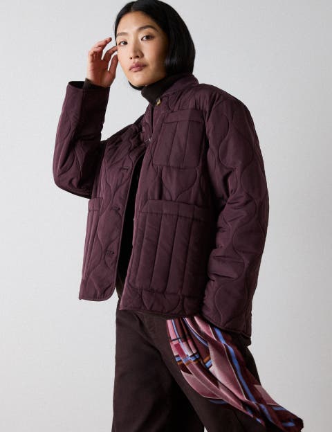 Button Through Quilted Jacket