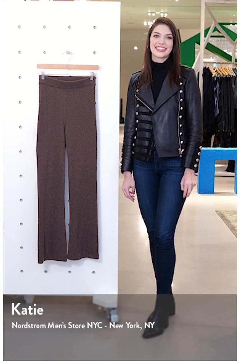 Leba Rib Merino Wool Blend Pants video