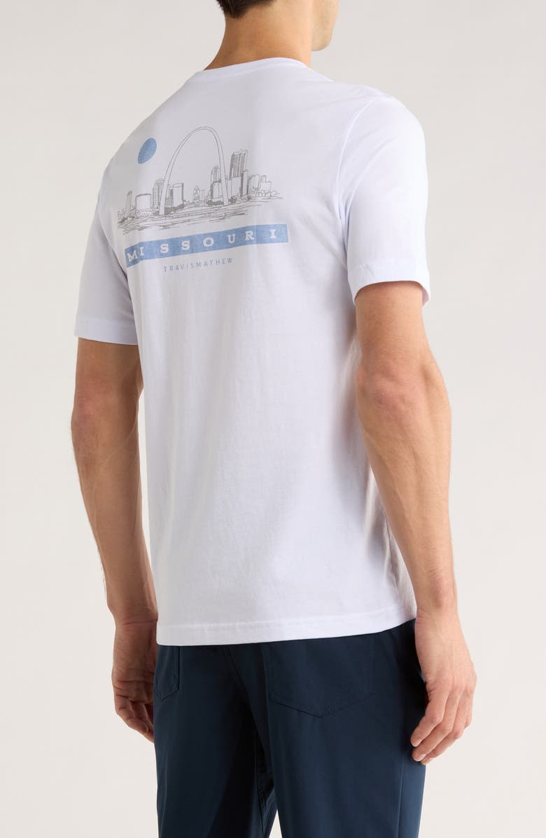 TravisMathew Cycle City Cotton Graphic T-Shirt, Alternate, color, White
