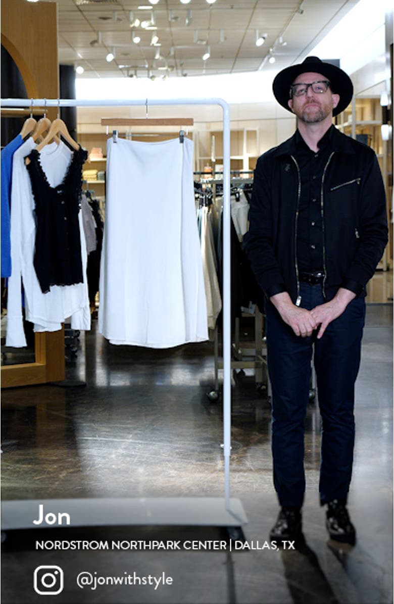 Rumba Organic Linen Blend A-Line Skirt, sales video thumbnail