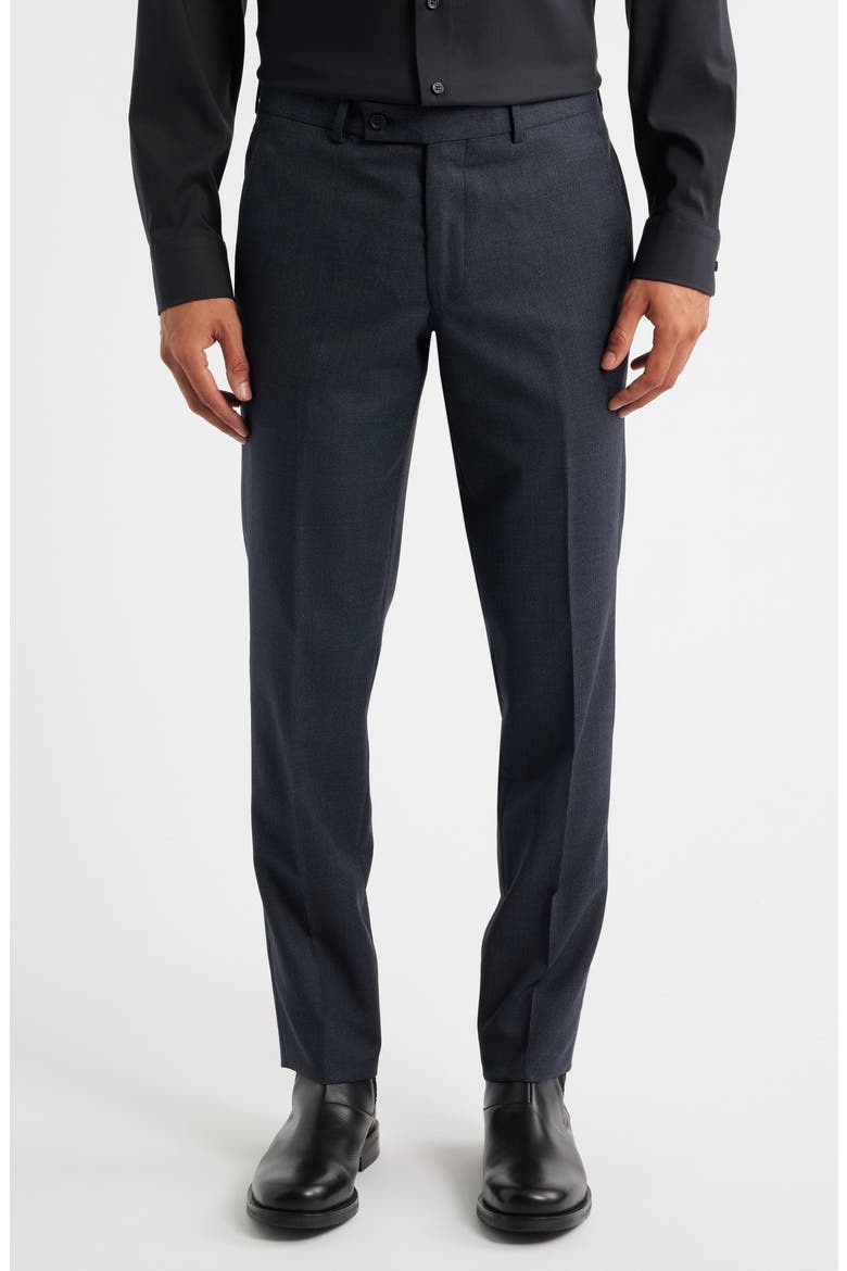 Ross Slim Fit Solid Wool Suit, Alternate, color, NAVY