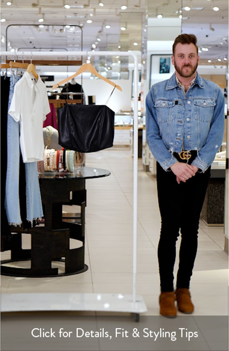 Faux Leather Crop Top, sales video thumbnail