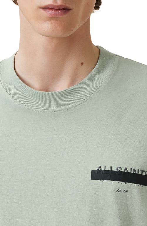 Shop Allsaints Redact Mock Neck Graphic T-shirt