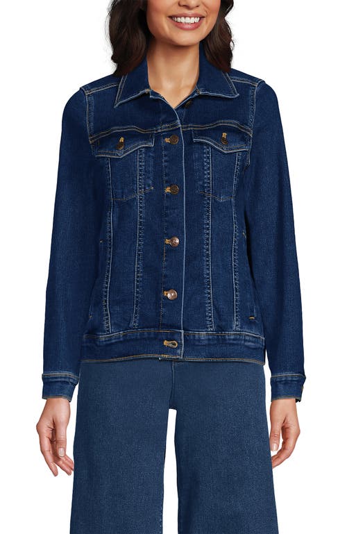 LANDS' END LANDS' END DENIM TRUCKER JACKET