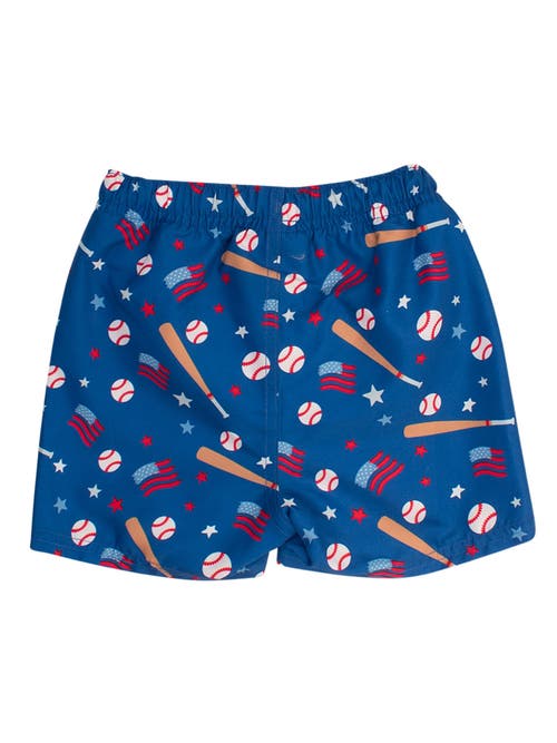Shop Ruggedbutts Baby Upf50+ Americana Swim Trunks