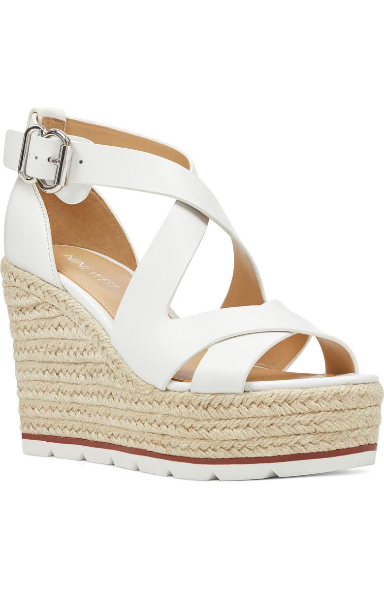 Nine West Laila Espadrille Wedge Sandal, Main, color,