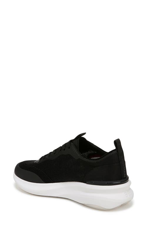 Sam Edelman Sarita Lace Up Performance Sneaker Black Mesh In Black