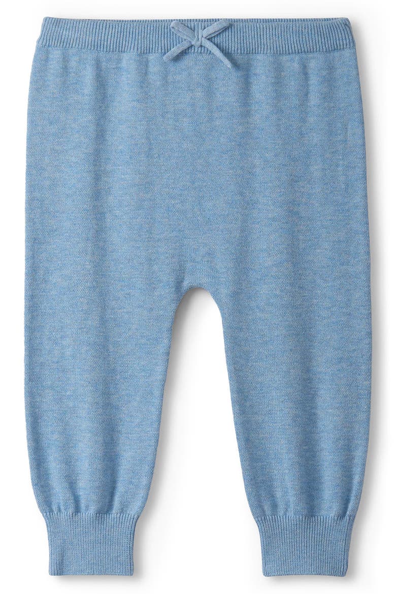 Dinosaur Cotton Crewneck Sweater & Sweater Knit Joggers Set, Alternate, color, TURQUOISE
