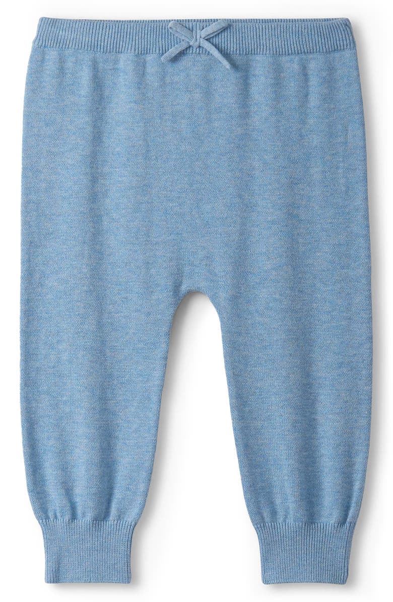 Hatley Dinosaur Cotton Crewneck Sweater & Sweater Knit Joggers Set, Alternate, color, Turquoise