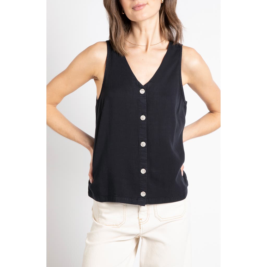 Thread & Supply Camilla Sleeveless Button-up Top