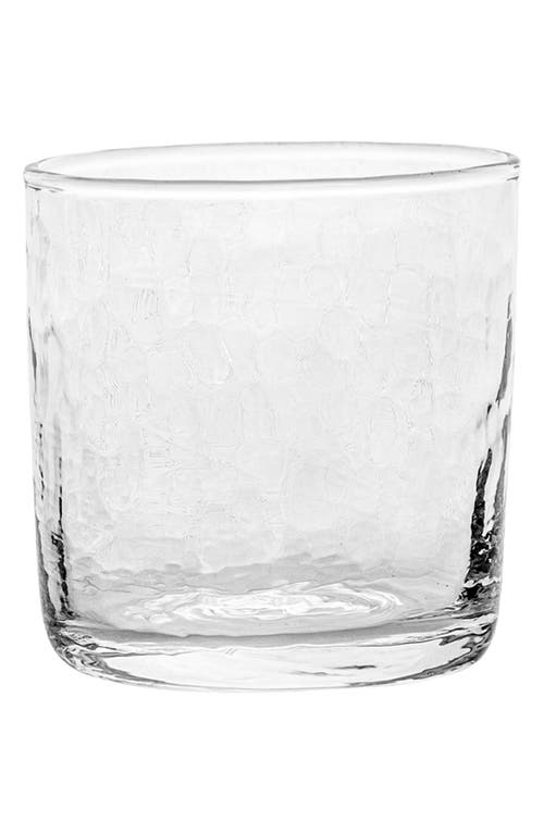 Juliska Puro Double Old Fashioned Glass in Clear 