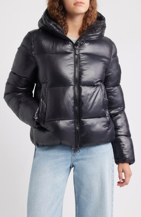 Biddy Water Repellent Hooded Puffer Jacket