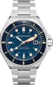 SPINNAKER Dumas Automatic Bracelet Watch, 44mm