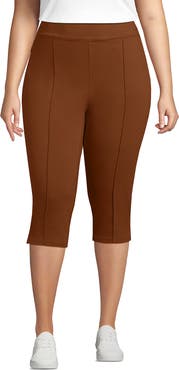 Lands' End Starfish High Rise Pintuck Capri Pants