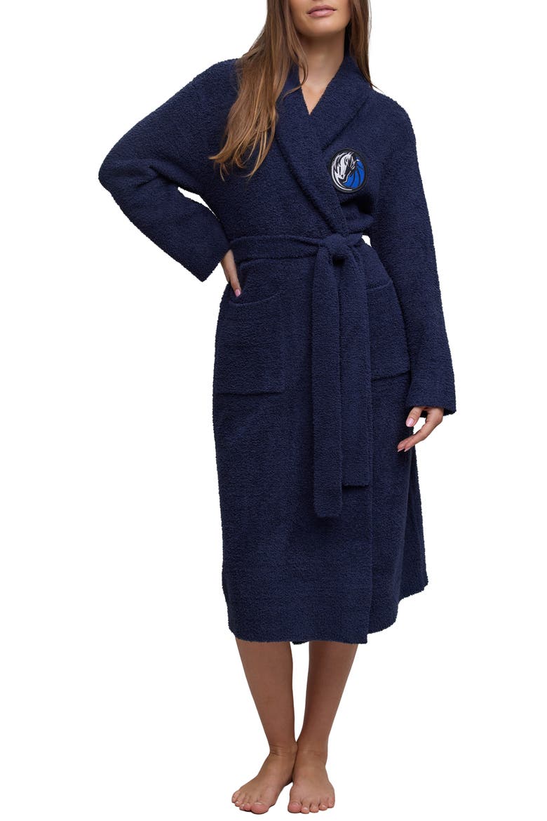 CozyChic Dallas Mavericks Robe, Alternate, color, NAVY BLUE MULTI