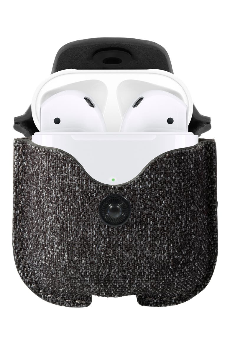 Airsnap AirPod Case, Alternate, color, TWILL SMOKE