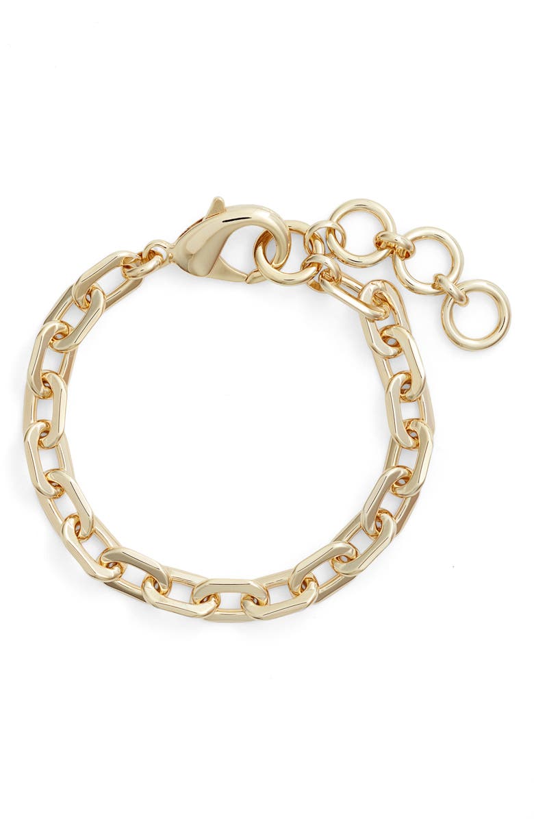 Kendra Scott Korinne Chain Bracelet, Main, color, Gold
