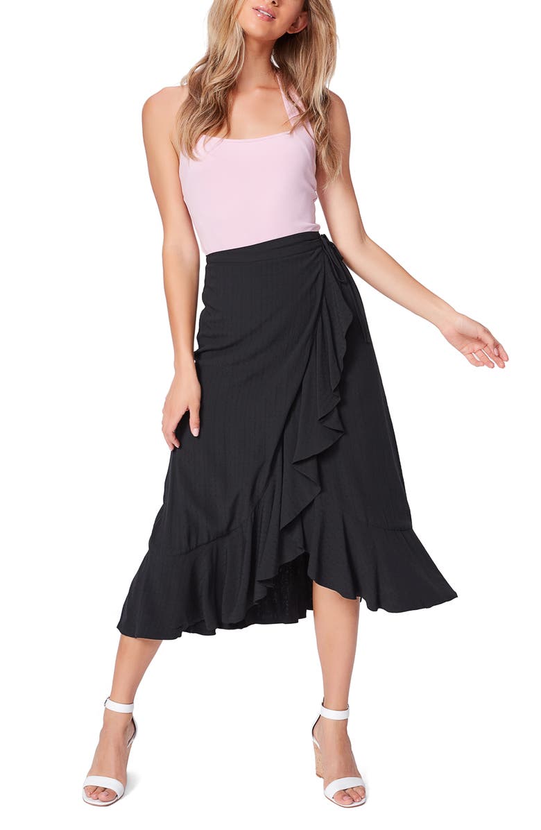 PAIGE Alamar Wrap Skirt, Alternate, color, 