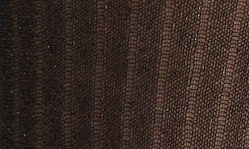High Heel Jungle Beam Metallic Rib Crew Socks