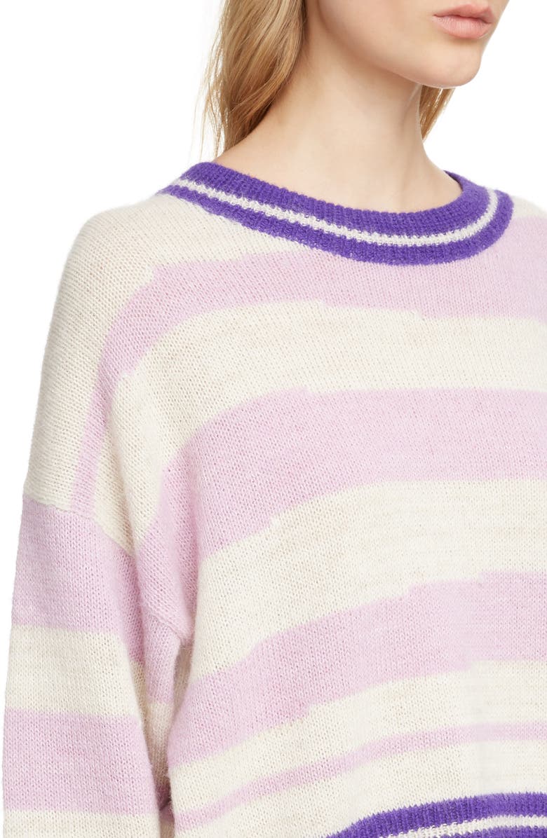 Isabel Marant Étoile Glowy Stripe Sweater, Alternate, color, 