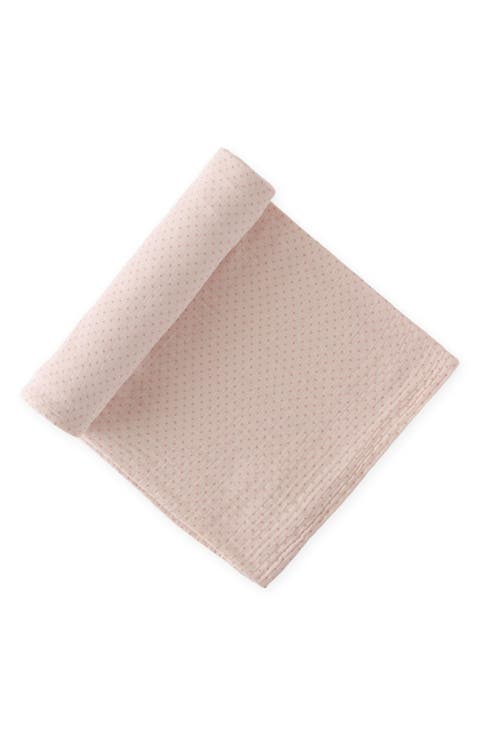 Pin Dot Organic Cotton Swaddle