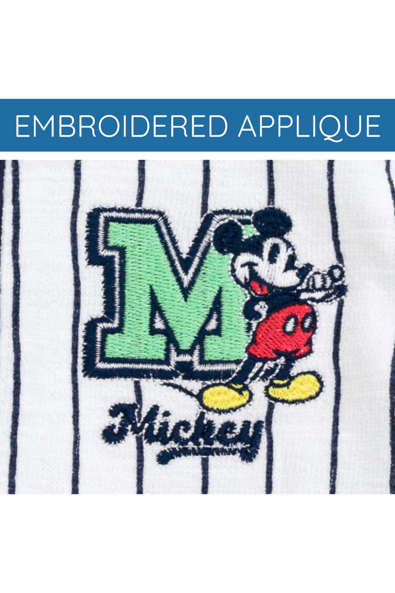 Mickey Mouse Baseball Jersey and Denim Shorts Set, Alternate, color, Navy Denim Mickey