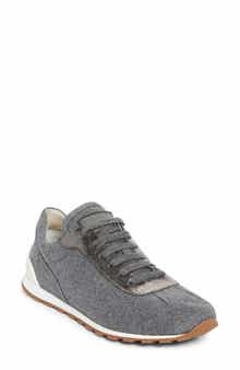 Brunello Cucinelli Mixed Media Runner Sneaker